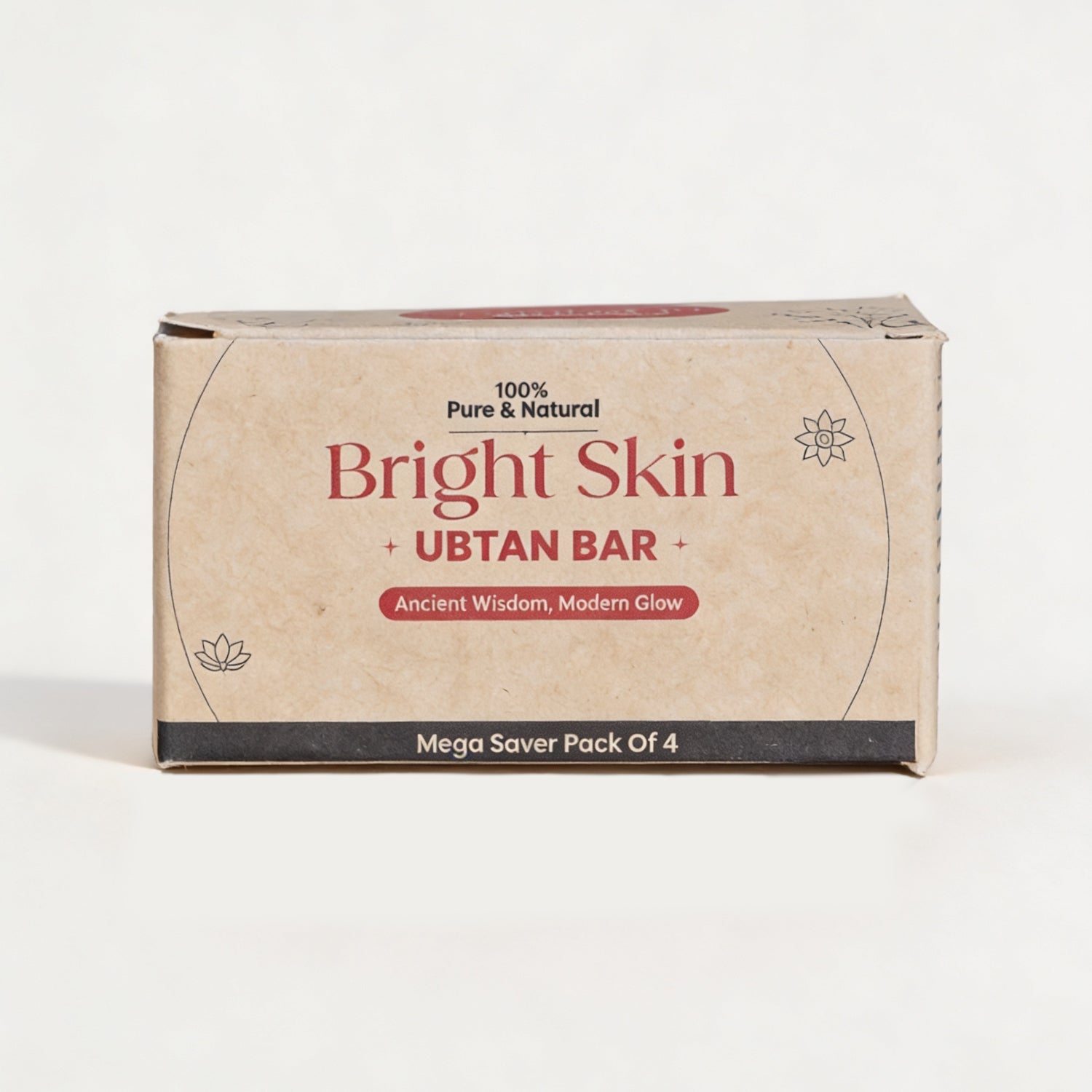 Bright Skin Ubtan Bar -Pack of 4